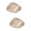 2Pcs Durable Clear Visor Easy Replace Anti-Fog Motorcycle Lens 9