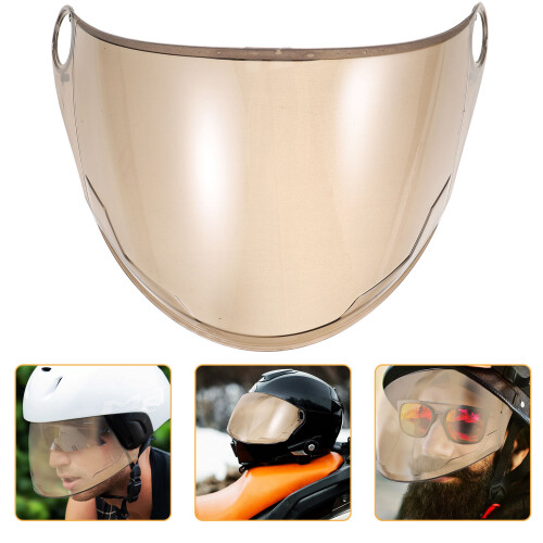 2Pcs Durable Clear Visor Easy Replace Anti-Fog Motorcycle Lens 1