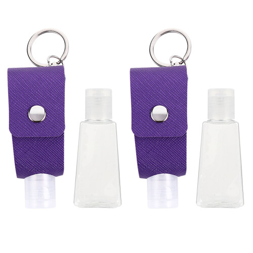 6Ensembles Ensemble Flacon Violet En Plastique PU Durable