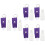 6Ensembles Ensemble Flacon Violet En Plastique PU Durable 6