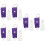 6Ensembles Ensemble Flacon Violet En Plastique PU Durable 7