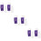 6Ensembles Ensemble Flacon Violet En Plastique PU Durable 9