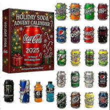 (Soda)2025 Christmas Advent Calendars Decoration Acrylic Full style