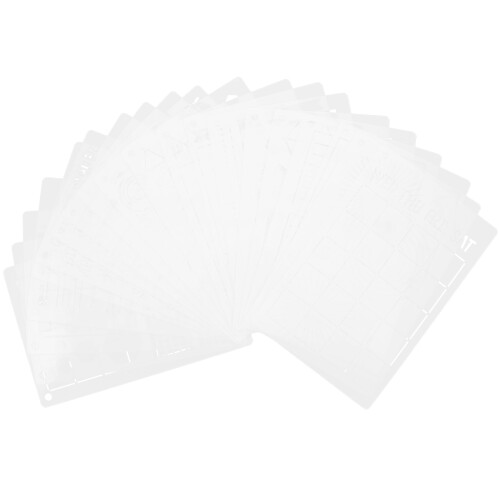 40 Pcs A5 Journal Stencils For Diy Graffiti And Painting