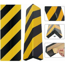 Pieces Adhesive Foam Corner Protection, 40x15 cm Car Door Protectors, Self-Adhesive Foam Garage Bumper for Columns, Park, Garage Door, Corner, Wall (Y