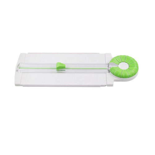 Paper Cutter 12-Function Trimmer, Lightweight Desktop Card Cutting Tool for Name Card Crafting