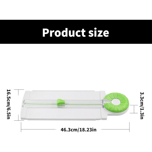 Paper Cutter 12-Function Trimmer, Lightweight Desktop Card Cutting Tool for Name Card Crafting 2