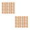 100 Pcs Paper Drink Carrier With Handle Cup Holder 9