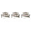 3Pcs Mini Double Layer Archaic Bronze Chinese Bell Set 6