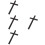 4Pcs Wooden Wall Cross 3D Hanging Religious Decor 9