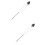 2Pcs Lactometer Hydrometer For Milk Glass Kitchen Supply 9