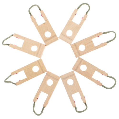 5Pcs Wooden Piano Hammer Butt Flange Whippen Shaft Bracket Replacement 2
