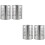 4 Pcs Thickened Stainless Steel Chopstick Storage Holders 3