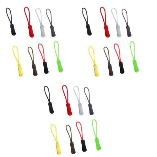 240 Pcs Plastic Zipper Pulls Replacement Tags For Clothes And Bags 2