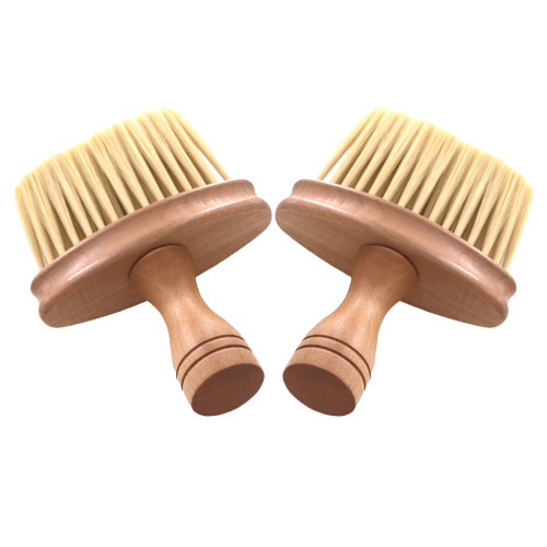 6 Pcs Wood Handle Soft Bristle Brushes For Musical Instruments 2