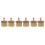 6 Pcs Wood Handle Soft Bristle Brushes For Musical Instruments 8