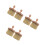 6 Pcs Wood Handle Soft Bristle Brushes For Musical Instruments 6
