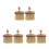 6 Pcs Wood Handle Soft Bristle Brushes For Musical Instruments 7