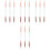 12 Pcs  -End Eyeshadow Brushes Heart Shaped Silicone Eyeshadow Brushes 3