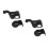 2Sets Stoßdämpfer Schutzabdeckung Schwarz ABS Offroad Schutz 7
