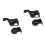 2Sets Stoßdämpfer Schutzabdeckung Schwarz ABS Offroad Schutz 10
