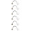 6 Pcs E27 Light Bulb Holder Flexible Extension Socket Converter 8