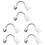 6 Pcs E27 Light Bulb Holder Flexible Extension Socket Converter 2