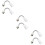6 Pcs E27 Light Bulb Holder Flexible Extension Socket Converter 9
