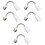 6 Pcs E27 Light Bulb Holder Flexible Extension Socket Converter 3