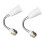 6 Pcs E27 Light Bulb Holder Flexible Extension Socket Converter 11