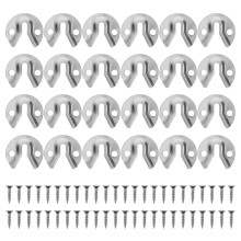 Fixing Devices Furniture Fastening Connector Silver 1 Set