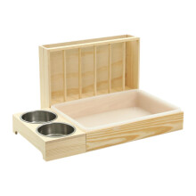 3 in 1 Hay Feeder For Small Animals Waste Preventing Multipurpose Bunny Hay Holder Style B Hamster Compatible