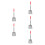 5Pcs Ash For Fireplace Coal Tool With Comfortable Handle 10