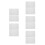10 Pcs White Self-Adhesive Foam Board Sheets for Architecture Models 8