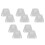 5 Sets Stainless Steel Wall Fan Mounting Bracket Hidden Support 7