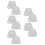 5 Sets Stainless Steel Wall Fan Mounting Bracket Hidden Support 4