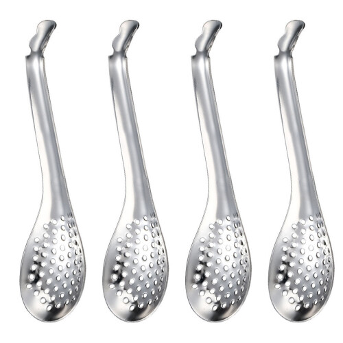 8 Pcs Caviar Colander Egg Small Tools Stainless Steel