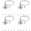 20 Pcs Wire Rope Hanger Curtain Hanging System Sign Hook Cable 7