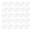 50 Pcs Refrigerator Side Door Separator Plastic Divider 1