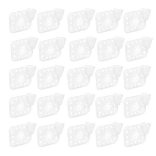 50 Pcs Refrigerator Side Door Separator Plastic Divider