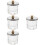 4Pcs Nail Liquid Dish With Metal Lid 9