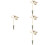 4Pcs Long Handle Candle Extinguisher Wick Snuffer 11