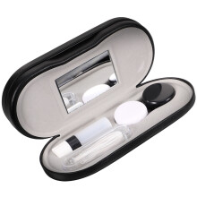 2Pcs Glasses Container With Hard Shell Lens Organizer For Home Travel