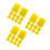 30 Pcs Fish Tank Filter Sponge Replacement Pads For Water Clarity 5
