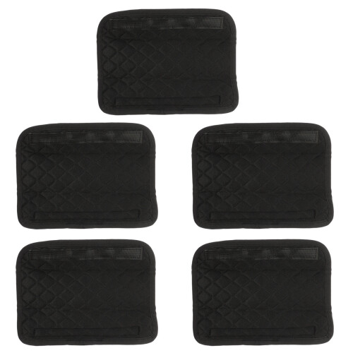 15Pcs Black Shoulder Pad Covers for Car and Backpack Straps