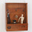 2Pcs Wooden Key Storage Box With Hooks Vintage Wall Organizer 9