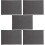 5Pcs Photosensitive Stamp Mat 2.3Mm Thickness Ink Absorption Pad 8