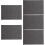 5Pcs Photosensitive Stamp Mat 2.3Mm Thickness Ink Absorption Pad 10