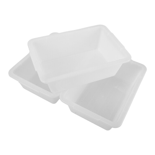 6 Pcs Rectangular Plastic With Handle For Restaurant Use 1