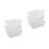 6 Pcs Rectangular Plastic With Handle For Restaurant Use 4